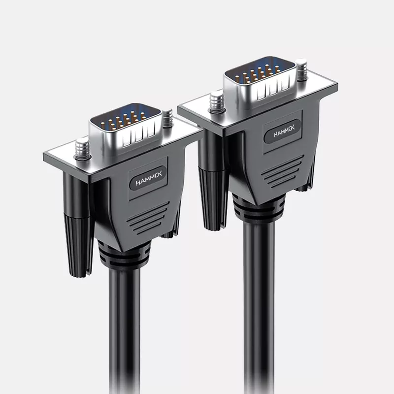 HAMMOK STORM 10M VGA Cable – High Clarity 2.0 Video Cable for Clear & Stable Display