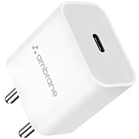 Ambrane UNI-20 Charger with C-Type Cable