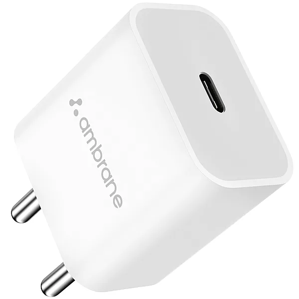 Ambrane UNI-20 Charger with C-Type Cable
