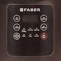 Faber 1800W Digital Power Blender Mixer Grinder 6 Auto Cook Menu Hot Soup Maker 850W Built-in Heater