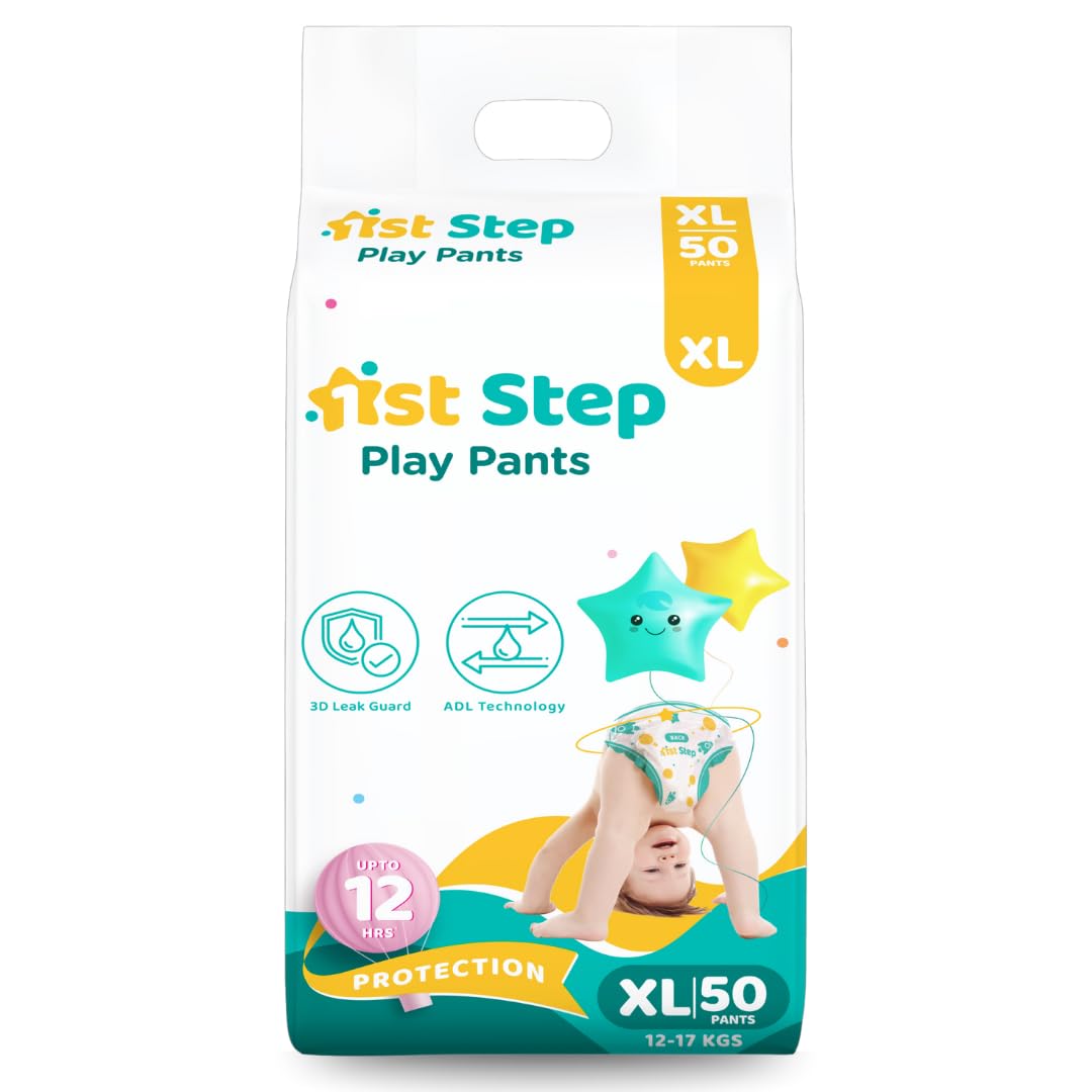 1st Step - Disposable Baby Diaper Size XL - 50 Pcs Pant Sytle