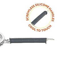 Borosil Cookfresh Tri-ply Stainless Fry Pan with Lid, Induction Friendly, 1.9 L, 24 cm Dia