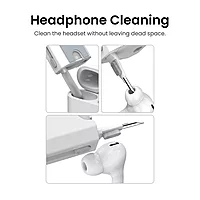 Portronics Clean M 8-in-1 Device Cleaner Kit – Brushes, Wipes & Sprays