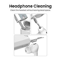 Portronics Clean M 8-In-1 Cleaning Kit for Laptop, Mobiles, and Tablets – White