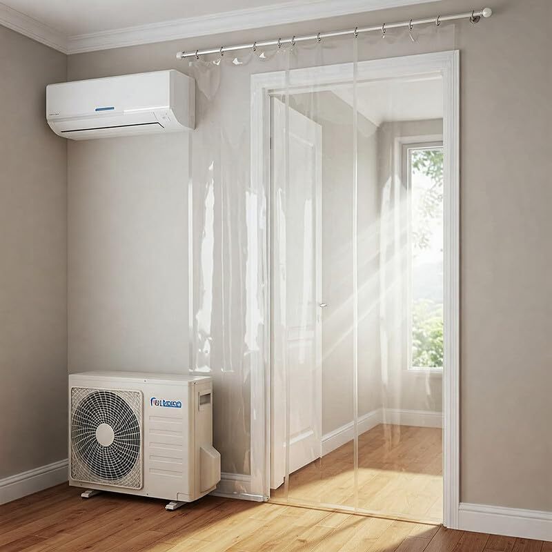 Ac Plastic Curtain 8 Feet 30mm