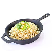 Wonderchef Forza Cast-Iron 20 cm Fry Pan, Pre-Seasoned Cookware, Induction Friendly, 3.8mm