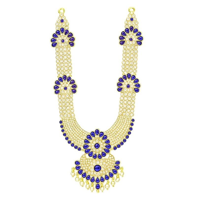 God White Pink and Blue Stone Deity Harama for Pooja God White Pink and Blue Stone Deity Harama for Pooja