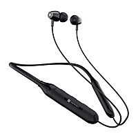Portronics Harmonics Z7 – Wireless Earphones, 40H Battery Life, Bluetooth Connectivity, Deep Bass, Comfortable Fit, Built-in Mic, Ideal for Music & Calls, Sleek Design, Color: Black.