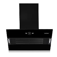 Faber 75 cm 1200 m3/hr Slant, Filterless Auto Clean Chimney talian Design (HOOD VERTIGO FL SC AC BK 75