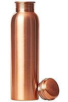 Copper Water Bottle, 1000ml, Brown