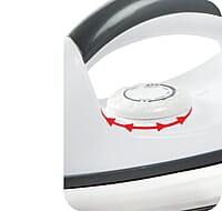 Havells Plastic Era 1000-Watt Dry Iron (Grey/White), 1100 Watts