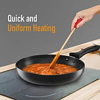 KENT Hard Anodised Frying Pan 22 CM 1.4L 3.25mm Thick Base