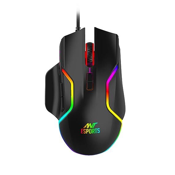 Open Box Ant Esports GM320 /Ergonomic design with braided cable,8 Programmable , Wired Optical Gaming Mouse Open Box Ant Esports GM320 /Ergonomic design with braided cable,8 Programmable , Wired Optical Gaming Mouse
