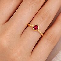 Gold Plated Ring for Man and Women