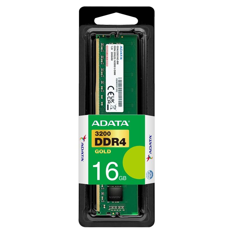 ADATA Premier 16GB DDR4 3200MHz CL22 Desktop RAM – UDIMM | Lifetime Warranty