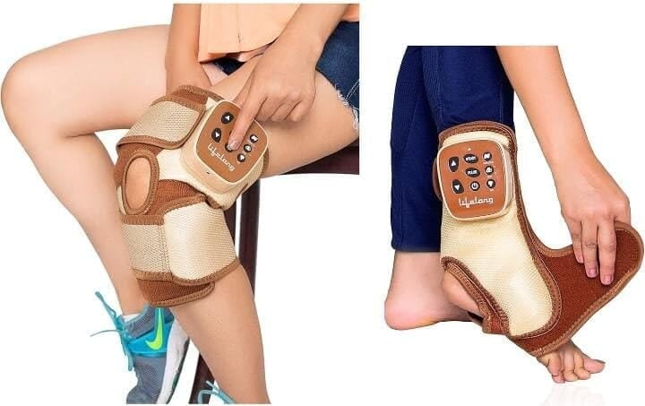 Lifelong Pain Relief Knee Massager for Arthritis and Muscle Pain & Lifelong Pain Relief Ankle Massager