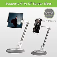 Ultraprolink UM1085WHT Heavy Duty Table Top Stand For Tablets & Phones (White)