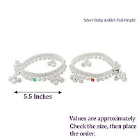 silver Blow and Silver Baby Anklet/Payal set