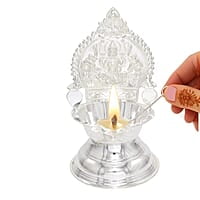 Silver Kamakshi Diya ,amman diya