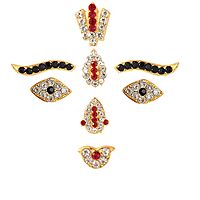 God Face Ornament - Eye, Eye brow, Thilak