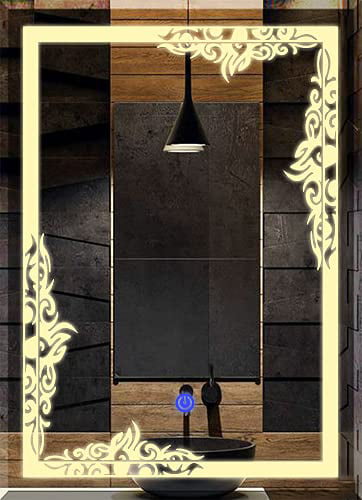 Rectangular LED Mirror Touch Sensor Rectangular LED Mirror Touch Sensor