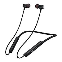 Portronics Harmonics Z9 Bluetooth In-Ear Headset – V5.3, Type-C, LED Display | Black