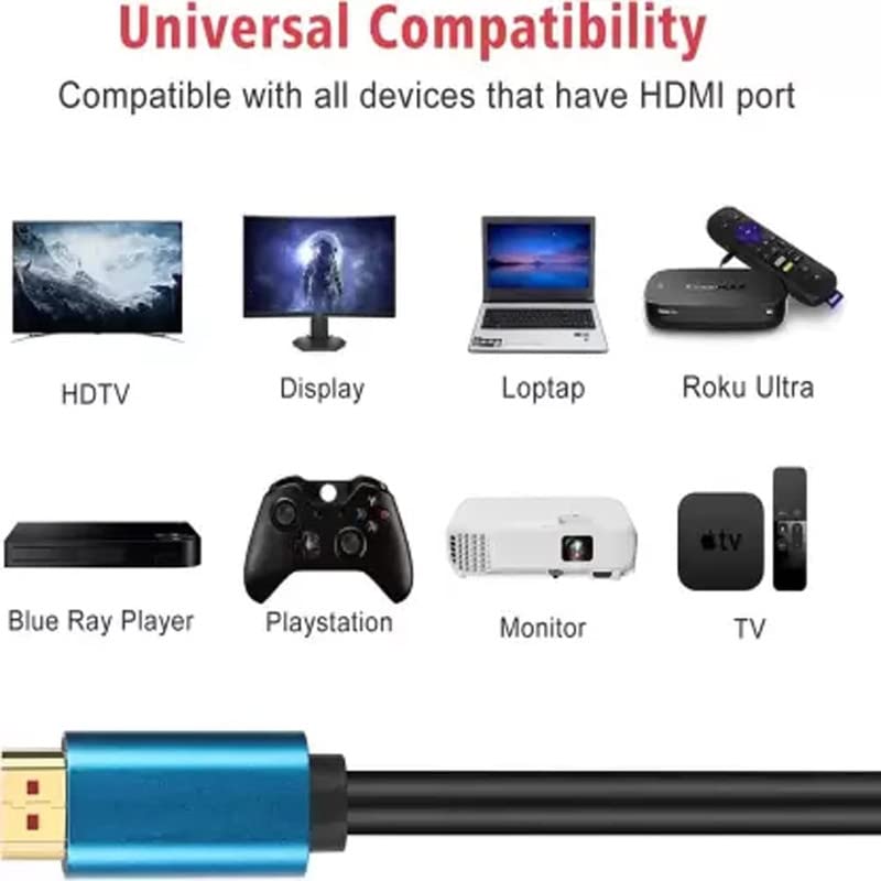 2.0V High Speed 4K HDMI Cable Support 3D With Gold Plated Connector 2.0V High Speed 4K HDMI Cable Support 3D With Gold Plated Connector
