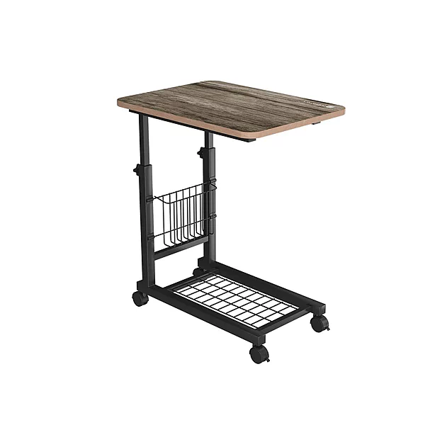 POR 1730 My Buddy D PRO Laptop Table – & Extendable Height | Brown | 1 Year Warranty