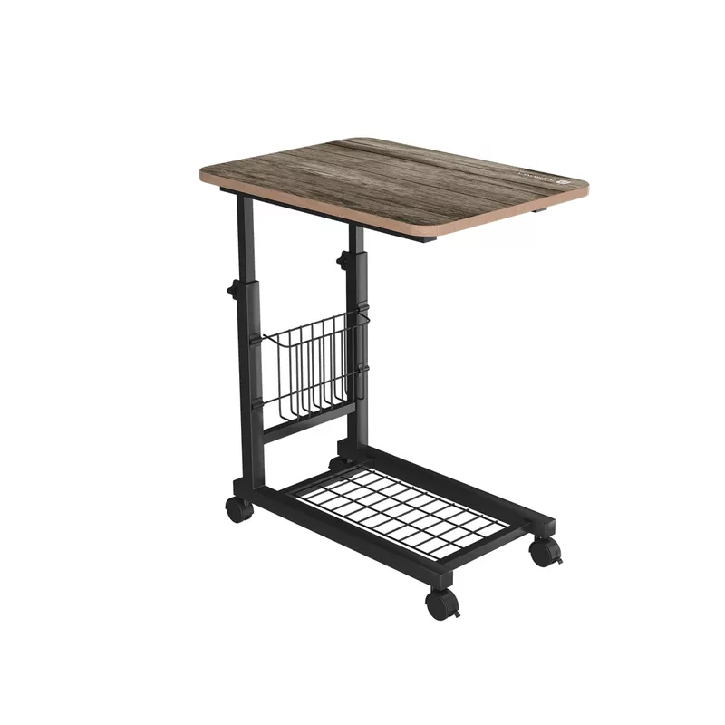 POR 1730 My Buddy D PRO Laptop Table – & Extendable Height | Brown | 1 Year Warranty