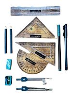 Classmate Octane Geometry Box Plastic Board (Pack Of 1)