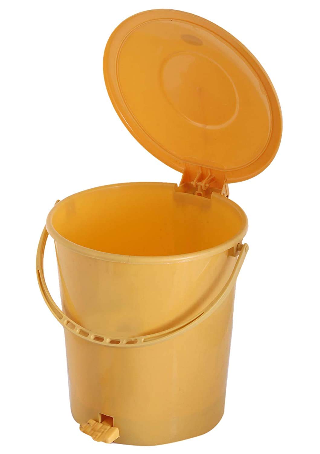 Multicolour Plastic Dustbin Garbage Bin with 10 Liters Pedal