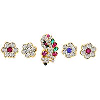 God Ornament Multi-stone bindi/thilagam/Pottu