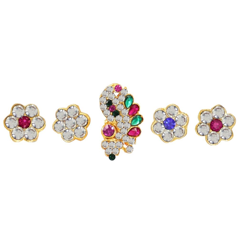 God Ornament Multi-stone bindi/thilagam/Pottu