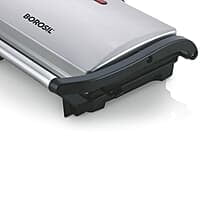 Borosil Prime Grill Sandwich Maker, Non-toxic Non-stick Grill Plate Coating, Make 2 Sandwiches At a Time, 700 W