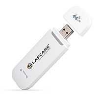 Lapcare LDF-90 4G USB Dongle – Plug-and-Play | 150 Mbps/50 Mbps Speed | Works with Major Indian SIMs | Wi-Fi Hotspot for Up to 10 Devices | 1-Year Warranty