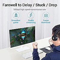 uPort CAT7 Connector – Shielded RJ45 Plug offers high-speed data transmission with enhanced shielding for reduced interference. Ideal for networking applications requiring reliable performance.