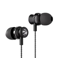 ZEBRONICS BUDS C10 in-Ear Type-C Earphone with in-line Mic, Metallic Design, Volume Control, 1.2m Cable, 10mm Driver