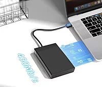 Hammok 2 in 1 USB 2.0 External Hard Drive Casing for 2.5″ & 3.5″ Sata Hard Drives Dual 2.5 inch and 3.5 inch HDD Enclosure Case (Emily)