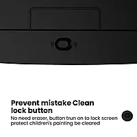 Portronics POR 1383 RuffPad 8.5E LCD Writing Pad – 8.5 Inch, Re-Writable, Safety Lock, Black