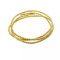 Impon Murukku Chain for Men & Women | Traditional Gold Plated Rope Twist Chain