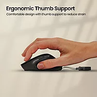 Portronics Toad Mino: A sleek, compact Bluetooth mouse featuring dual mode connectivity for seamless switching between devices. Perfect for on-the-go productivity and effortless navigation.