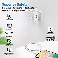EVM CH-02 12W Charger with cable - White
