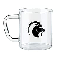 Borosil  Capricon Glass Mug - 1 Piece, Transparent, 305Ml