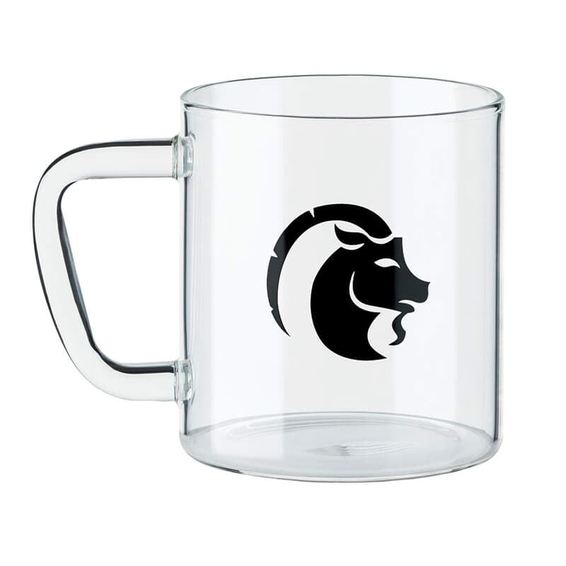 Borosil  Capricon Glass Mug - 1 Piece, Transparent, 305Ml
