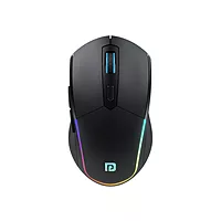 Portronics Toad One Black – Dual Mode RGB Mouse features wireless and wired connectivity, customizable RGB lighting, ergonomic design, and high precision for gamers and professionals alike.