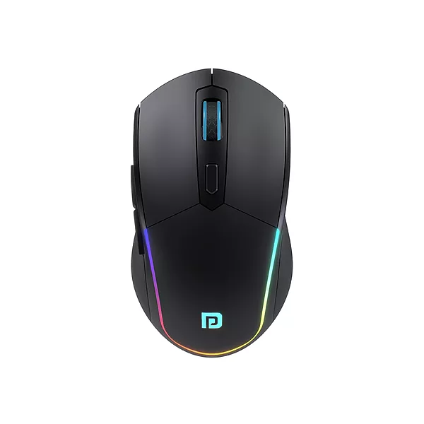 Portronics Toad One Black – Dual Mode RGB Mouse features wireless and wired connectivity, customizable RGB lighting, ergonomic design, and high precision for gamers and professionals alike.