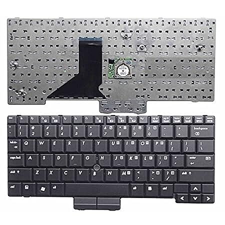 Laptop Keyboard Compatible for HP Compaq EliteBook 2510 2530 2510P 2530P 2540P