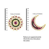 uriya Pirai chandra Pirai Decorative Items for God and Goddess Pooja Mandir Temple Decoration head crown decor deity