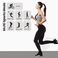 Zebronics Zeb-Fit1220CH Smart Fitness Band, 2.5D Curved Glass Full Touch Display, SpO2, BP