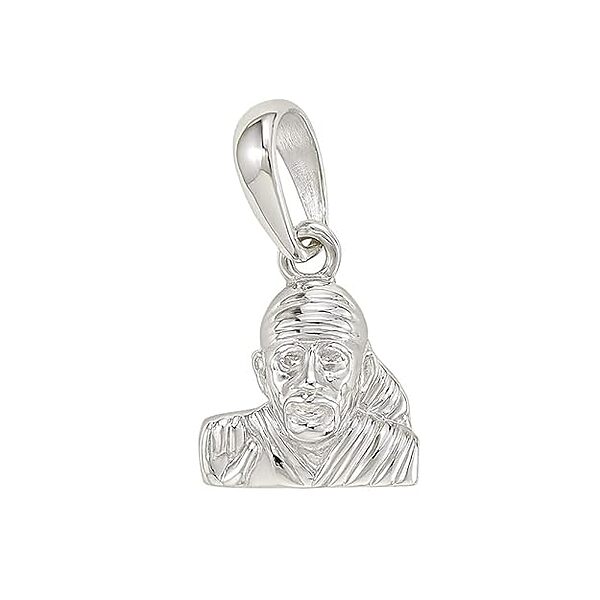 Silver Saibaba Pendent
